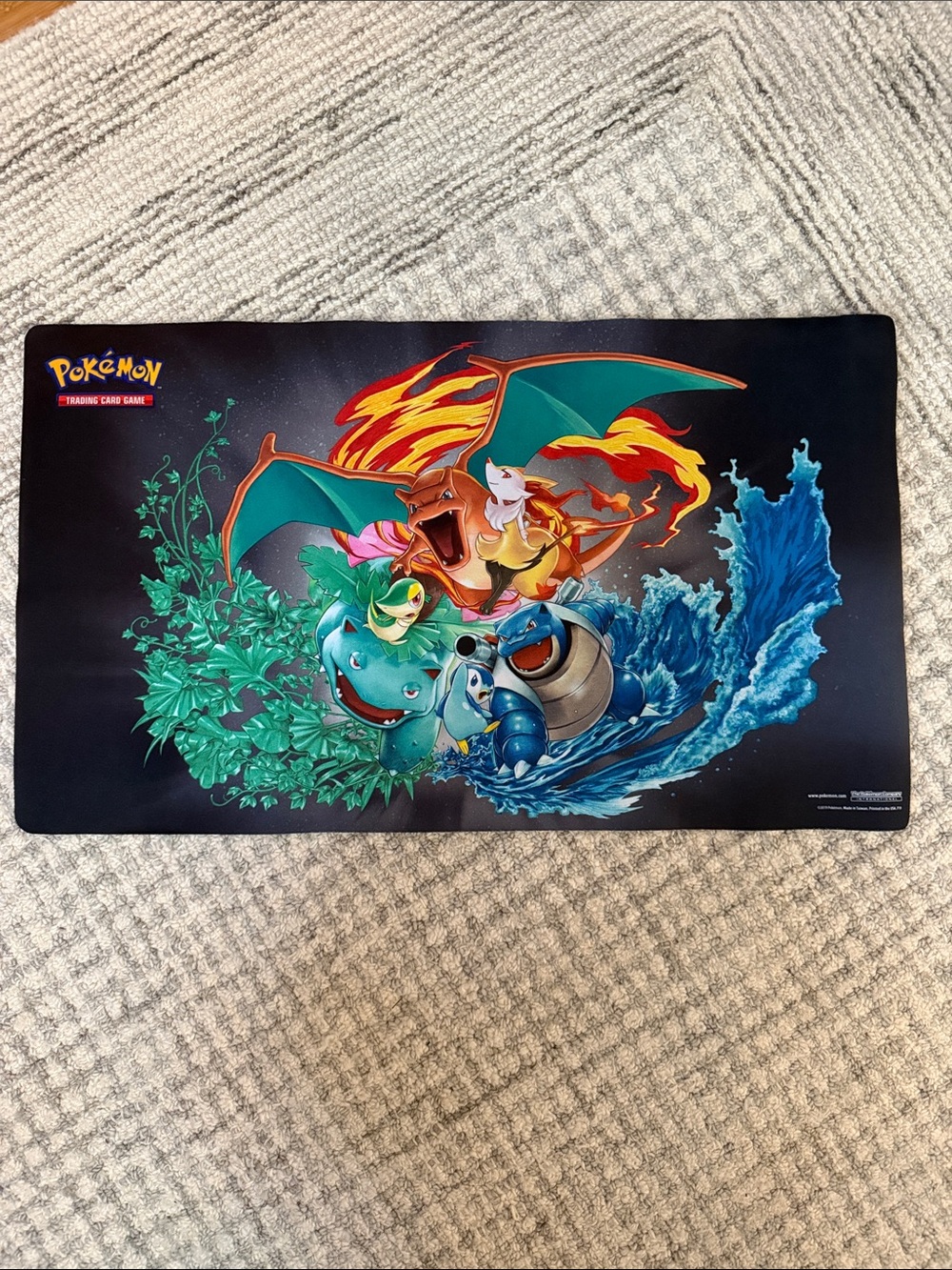 Pokemon trading card mat